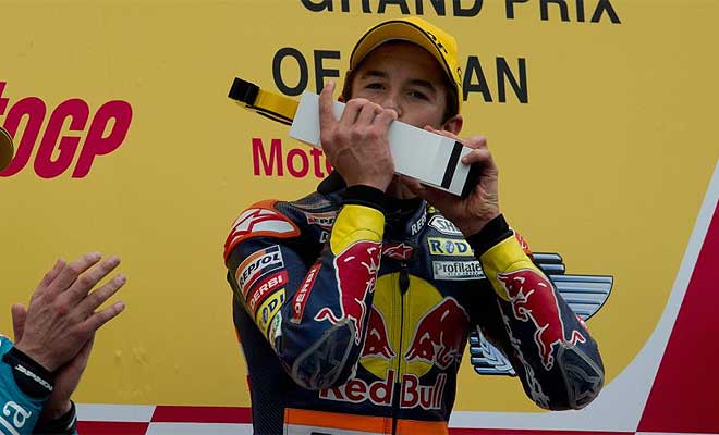 M�rquez saca toda la rabia contenida de Arag�n y vence en Motegi. Inicia el sprint final hacia el t�tulo.