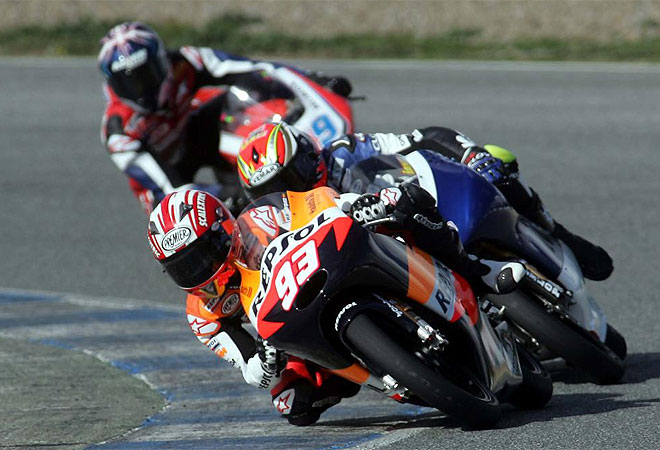 Marc M�rquez debut� en el Mundial de motociclismo en 2008 a lomos de una KTM con apenas 15 a�os.