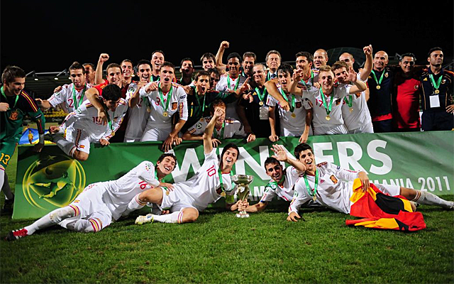 Con los j�venes jugadores que llegan desde la cantera, los �xitos del f�tbol espa�ol est�n asegurados.