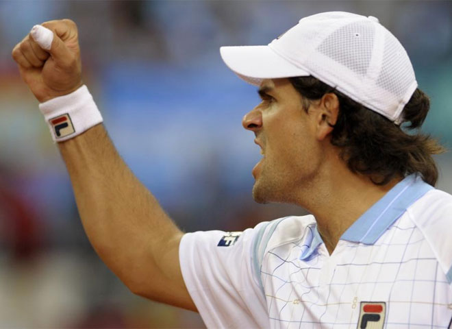 Schwank realiz� un gran partido y fue un buen acompa�ante para Nalbandian.