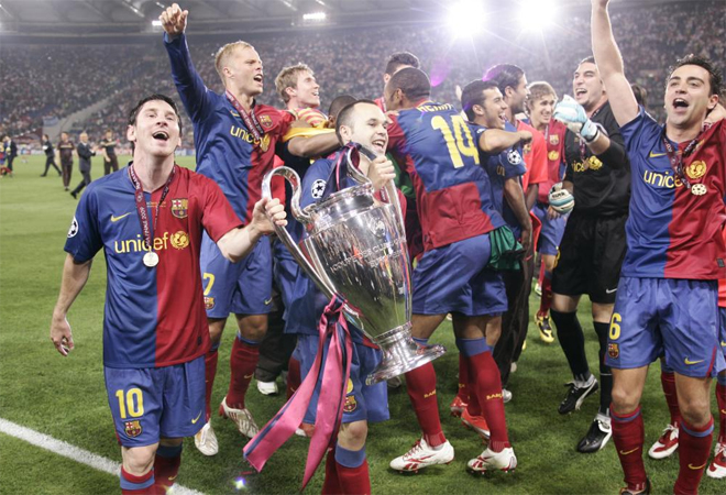 Una de las competiciones que m�s motiva a Messi es la Liga de Campeones. En ella ha cuajado actuaciones estelares con el F�tbol Club Barcelona.
