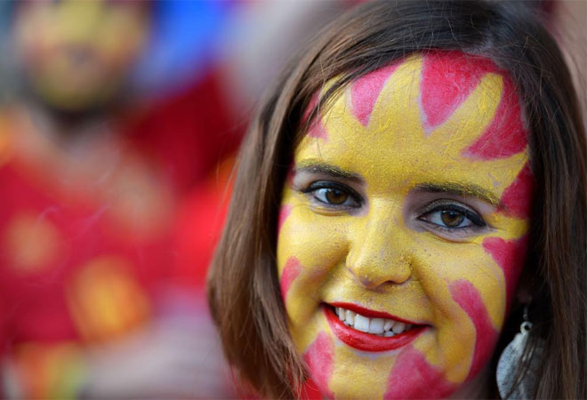 As� se vive en Kiev las horas previas a la gran final de la Eurocopa entre Espa�a e Italia.