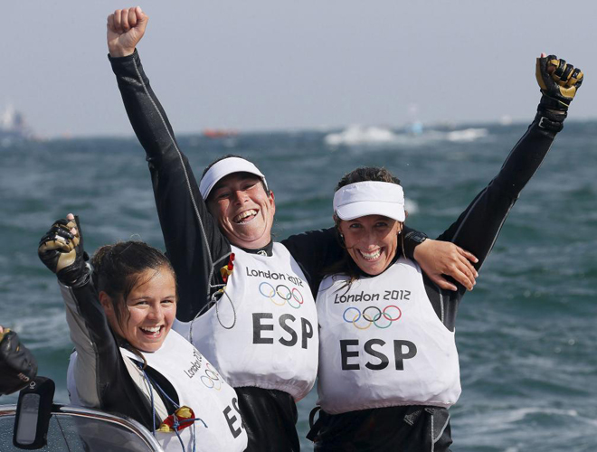 Tras una dura batalla en la �ltima jornada con Australia, el equipo de vela espa�ol se adjudic� la medalla de oro de la clase Elliot 6 metros.