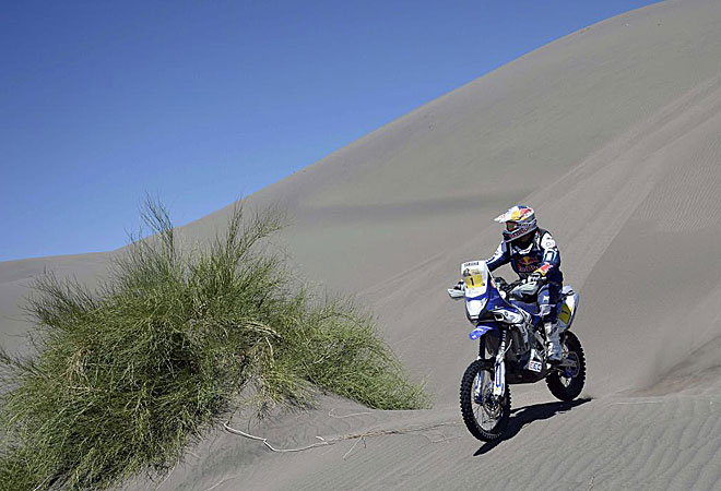 Cyril Despres a�n no termina de destacar en este Dakar.