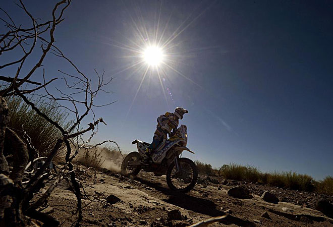 El sol estuvo presente en todo momento y dej� mucho calor a los pilotos.