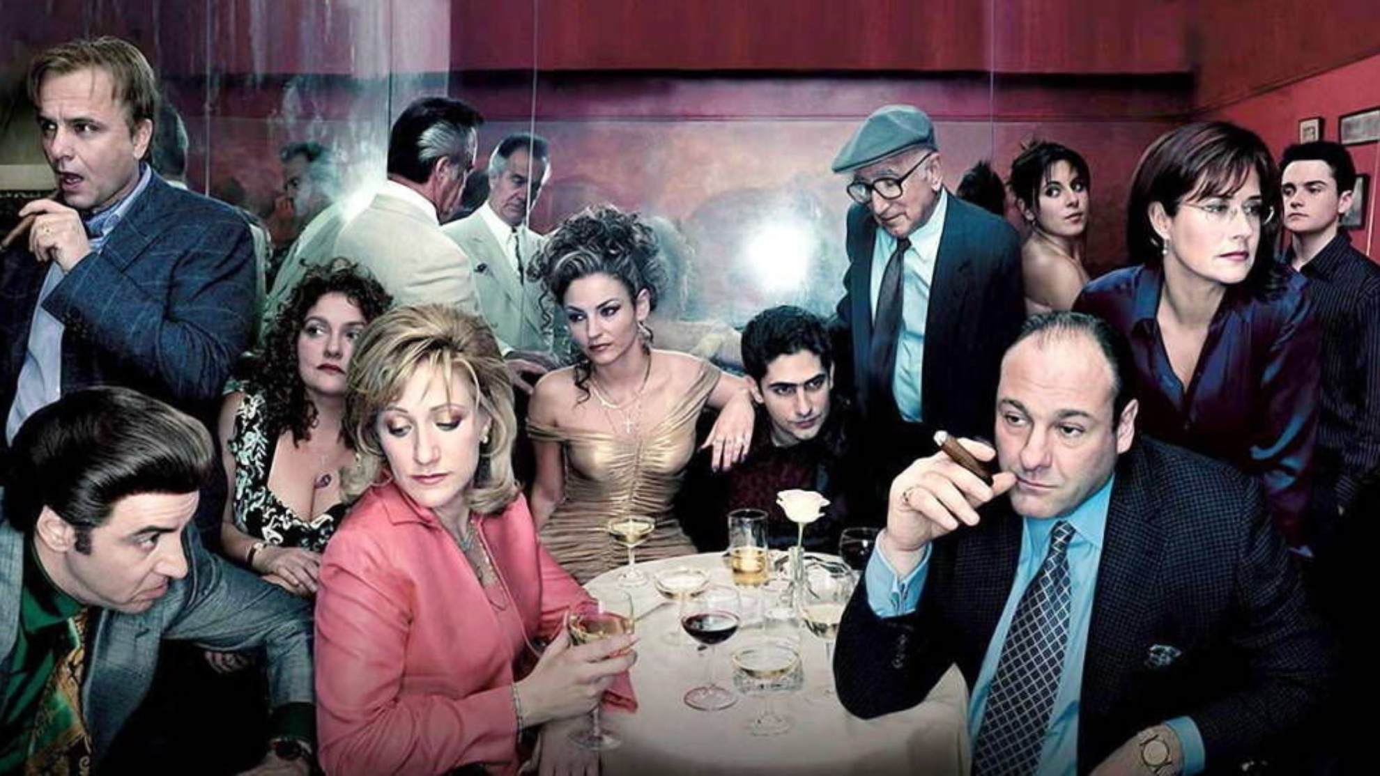 Elenco de 'Los Soprano'.