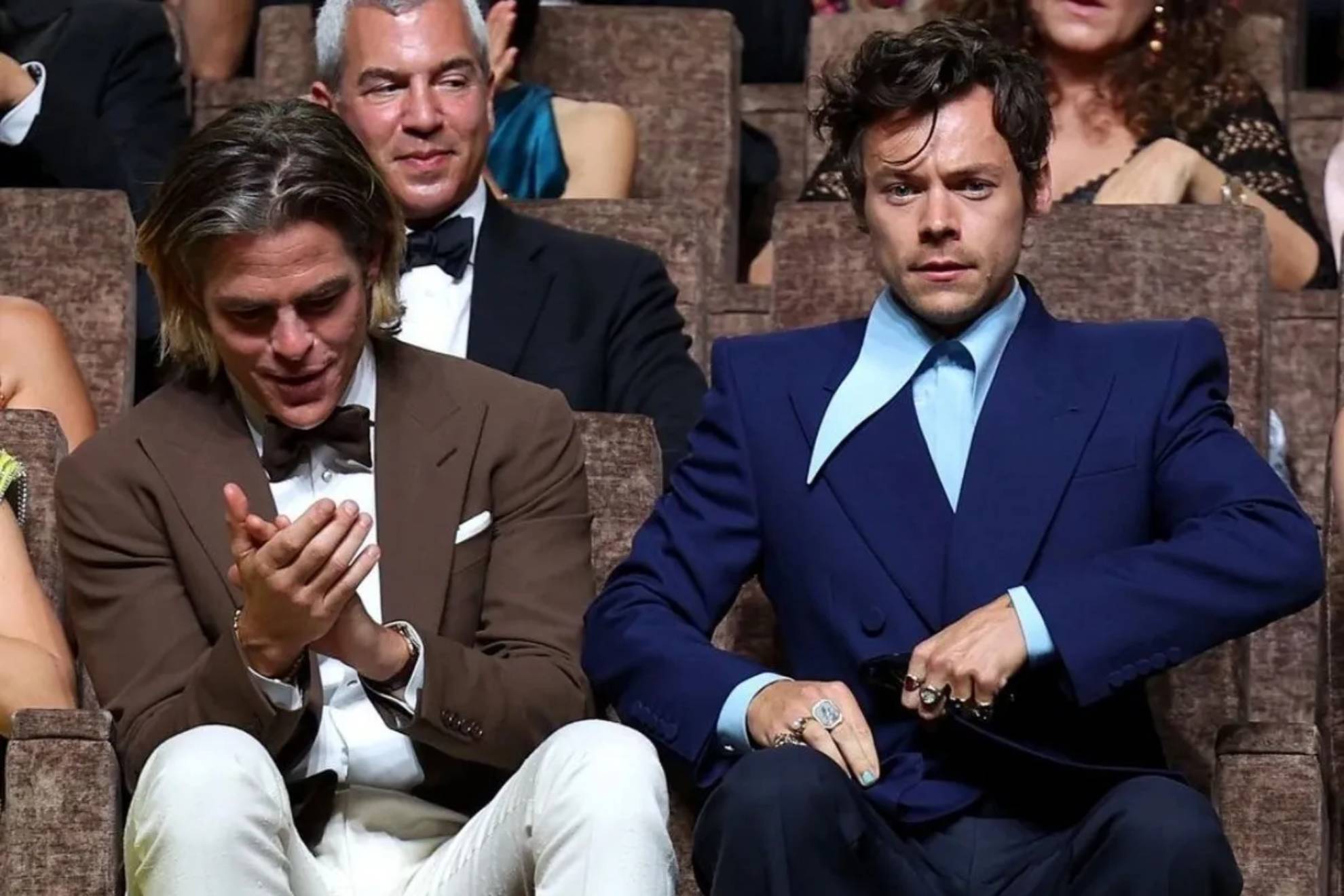 Harry Styles habla por primera vez sobre su supuesto escupitajo a Chris Pine en Venecia
