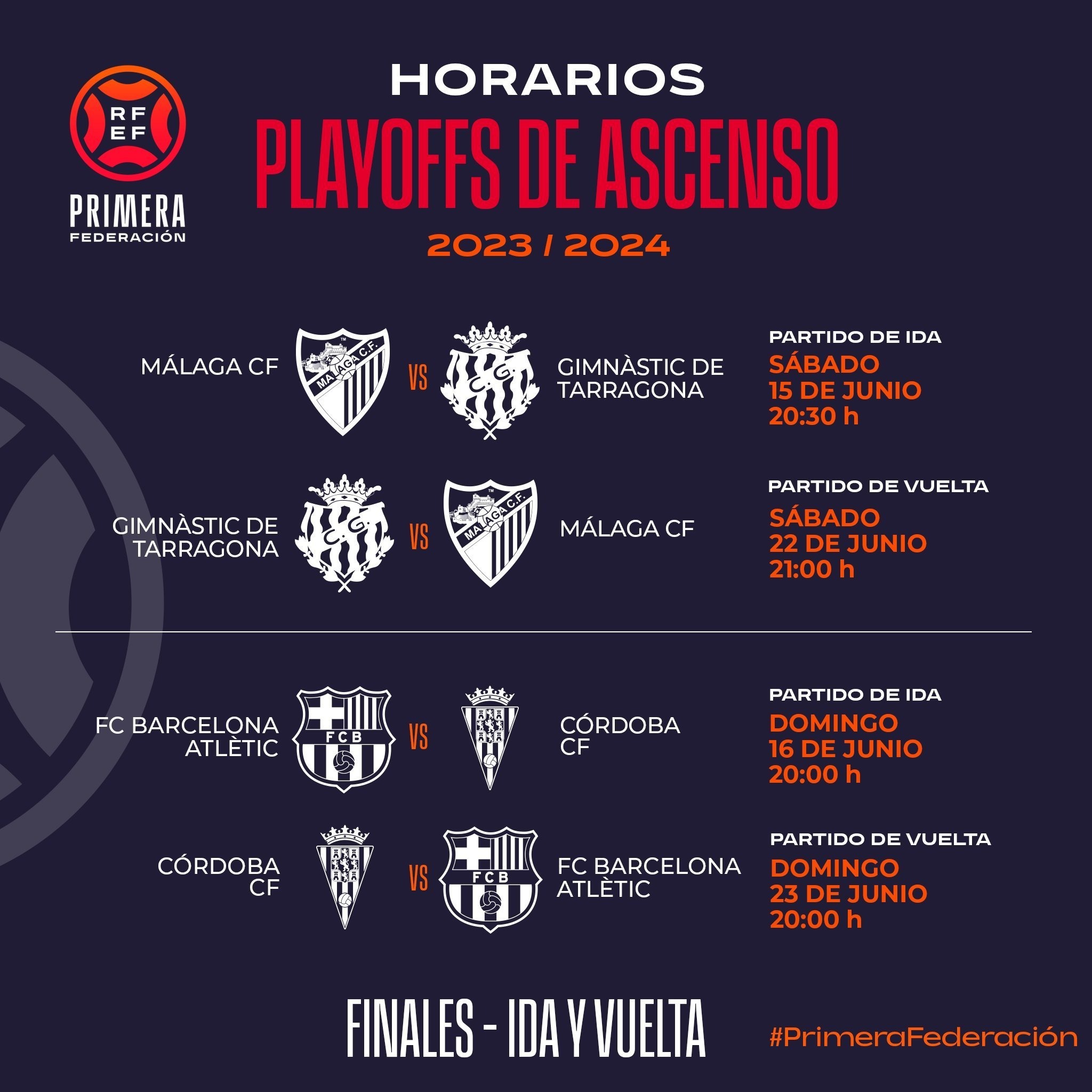 Finales del Playoffs de ascenso a segunda división: fechas, partidos, horarios y dónde ver la vuelta