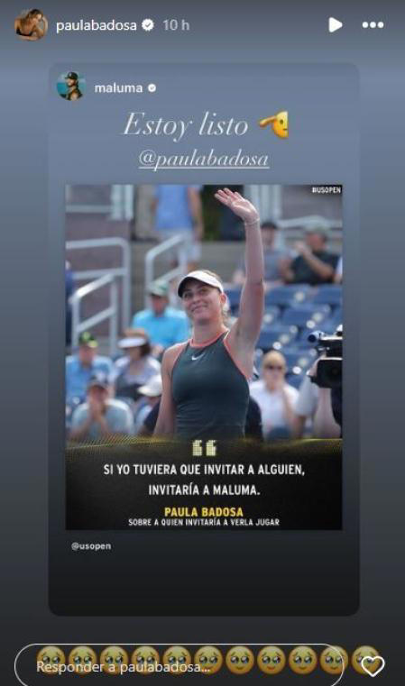 La novia de Tsitsipas recibe respuesta de Maluma tras su propuesta