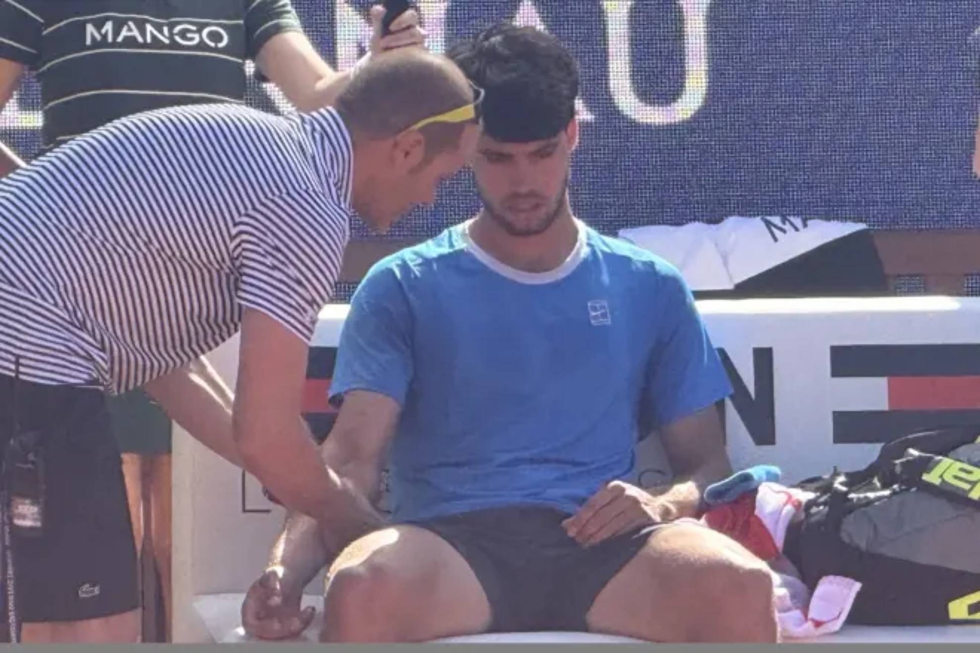 Alcaraz Raises Injury Concern: "I Hope It's Nothing" | Marca